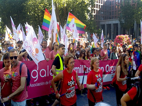 Крупнейший в Европе гей-парад проходит в Мадриде