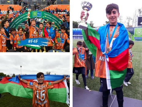 Футболист «Шахдага» стал победителем проекта «Футбол для дружбы» - ФОТО - ВИДЕО