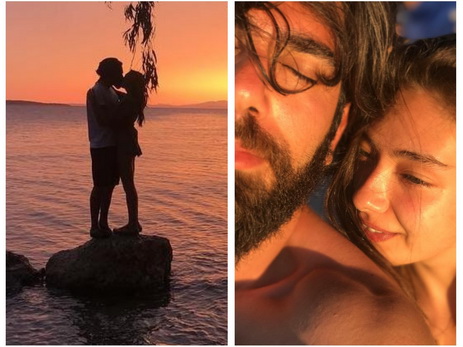 Снимок звезды сериала «Kara Sevda» Неслихан Атагюль, целующейся с супругом, стал Instagram-сенсацией в Турции – ФОТО