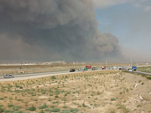 Движение транспорта по трассе Баку-Губа частично восстановлено - ФОТО - ОБНОВЛЕНО