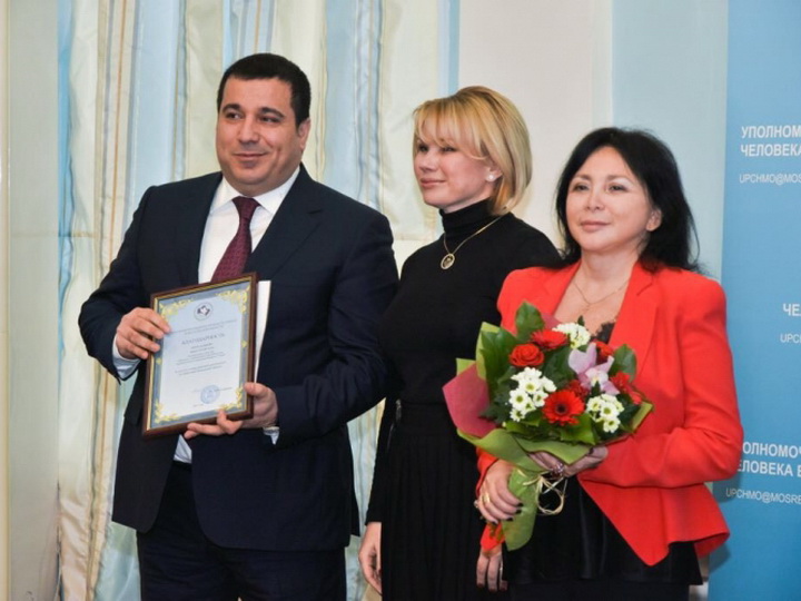 В России активист азербайджанской диаспоры удостоен премии в области защиты прав человека - ФОТО