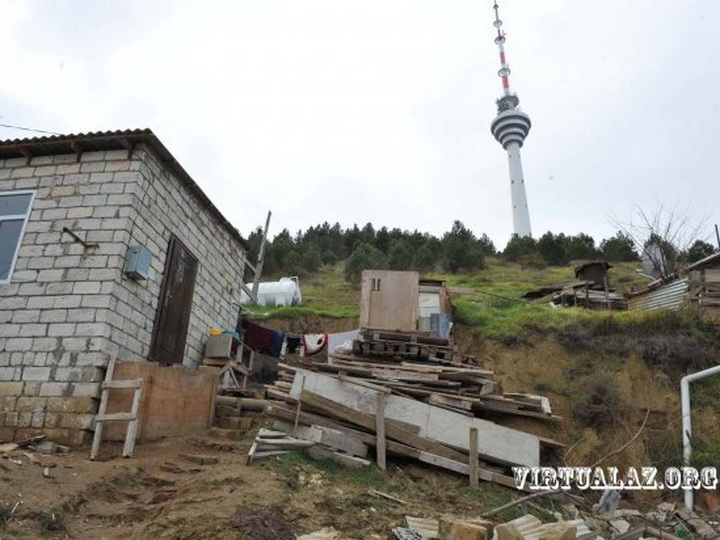 Жители оползневой зоны у бакинской телебашни переселены в убежища – ФОТО - ОБНОВЛЕНО