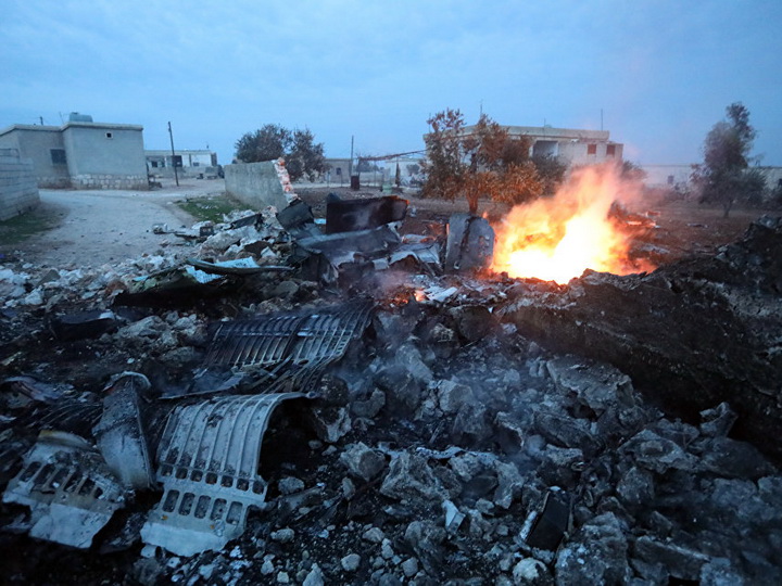 В Сирии сбит российский самолет